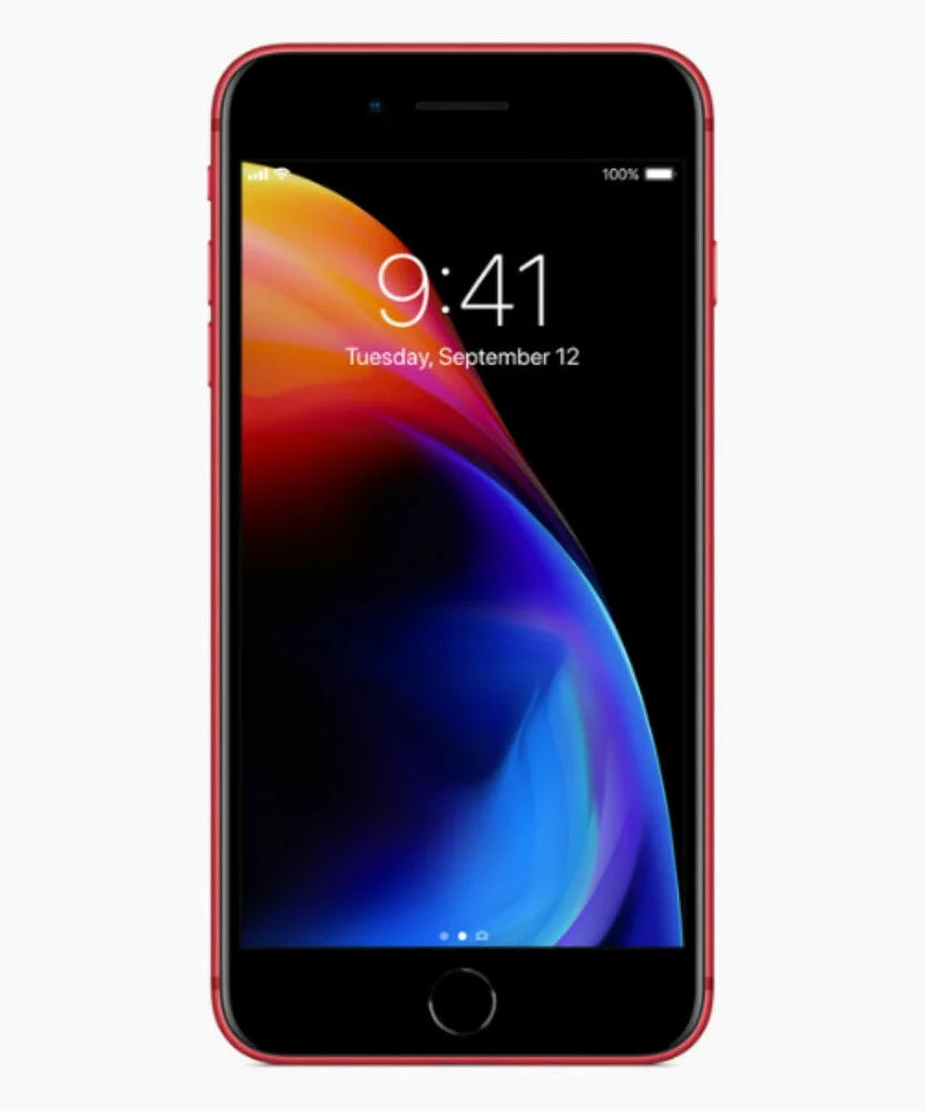 Restored iPhone 8 Plus RED Factory Unlocked 4G LTE iOS Smartphone (Refurbished)