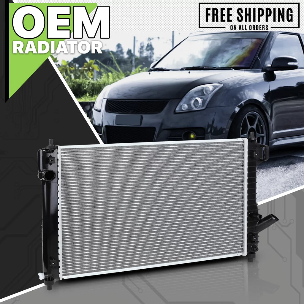 Magshion 13097 Aluminum Radiator OE Replacement fit 2009-2011 Chevrolet Aveo&Aveo5/2009-2010 Pontiac G3/2009 Suzuki Swift+