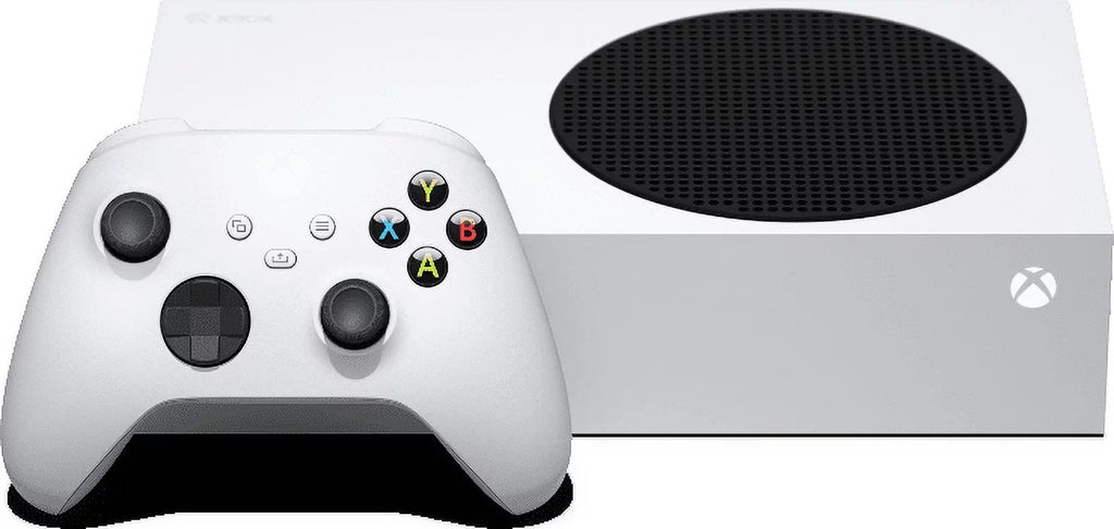 Xbox Series S All Digital Gaming Console 512GB Solid State Drive White Xbox Console and Wireless Controller with Mytrix Full Body Skin Sticker-Eclipse