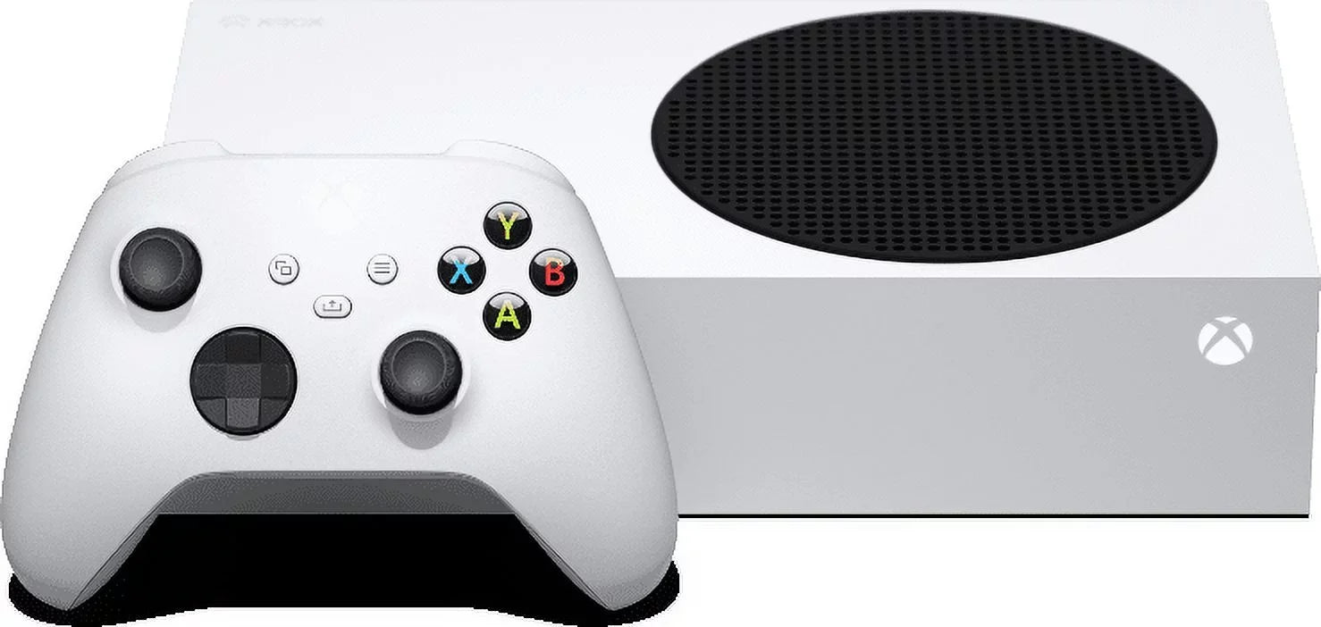 Xbox Series S All Digital Gaming Console 512GB Solid State Drive White Xbox Console and Wireless Controller with Mytrix Full Body Skin Sticker-Eclipse