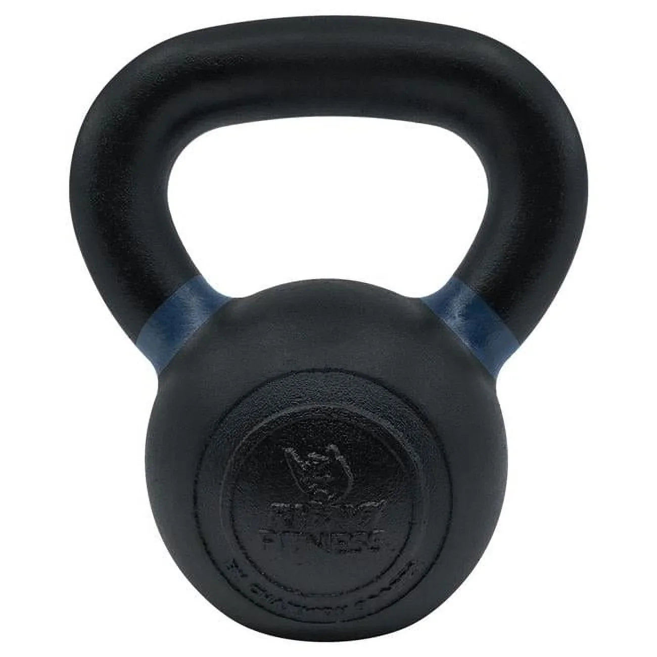Champion Sports PCK25 7 x 5 x 8 in. 25 lbs Iron Kettlebell with Dark Blue Handles