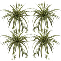 HomeStock 23In. Industrial Impressions Plant Bush (Set Of 4)