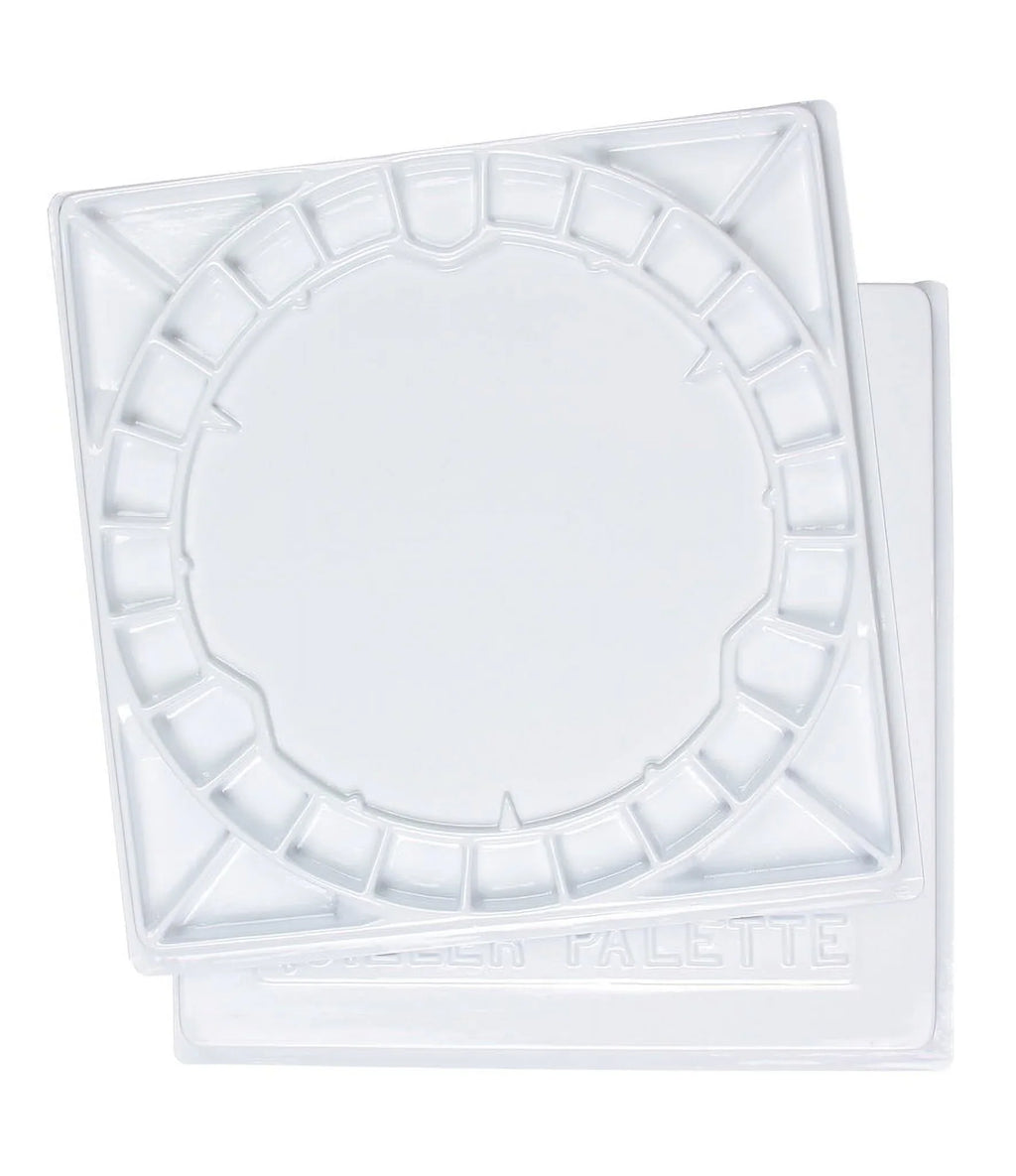 Jack Richeson Stephen Quiller Plastic Paint Palette, 14 3/4 by 14 3/4 inches
