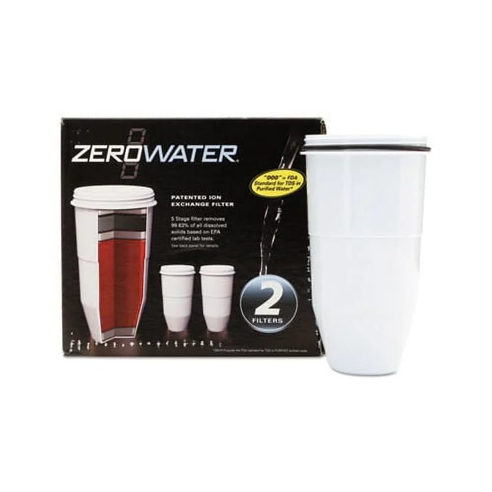 Liquid Replacement Filtering Bottle Filter 4 dia x 7 h, 2/Pack