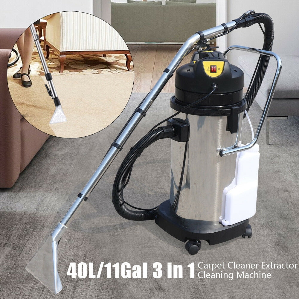 CNCEST 40L Commercial Carpet Cleaning Machine Vacuum Cleaner Extractor Dust Collector