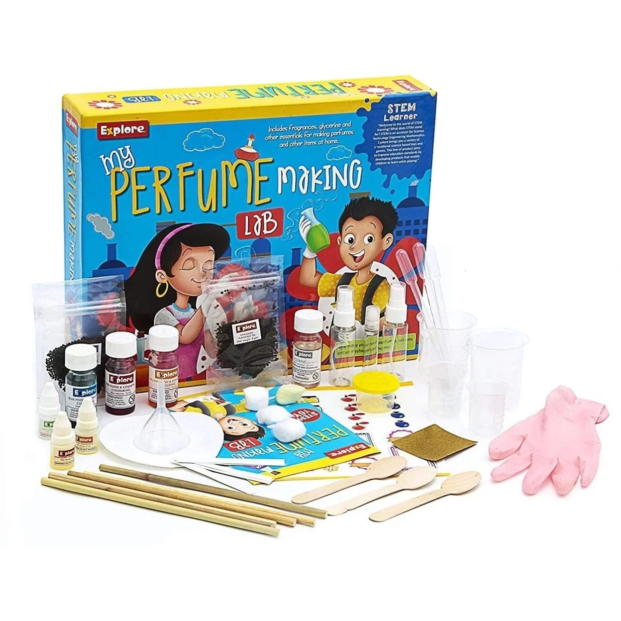 Explore STEM Learner My Perfume Making Lab Air Freshner DIY Scientist Kit Mighty Mojo