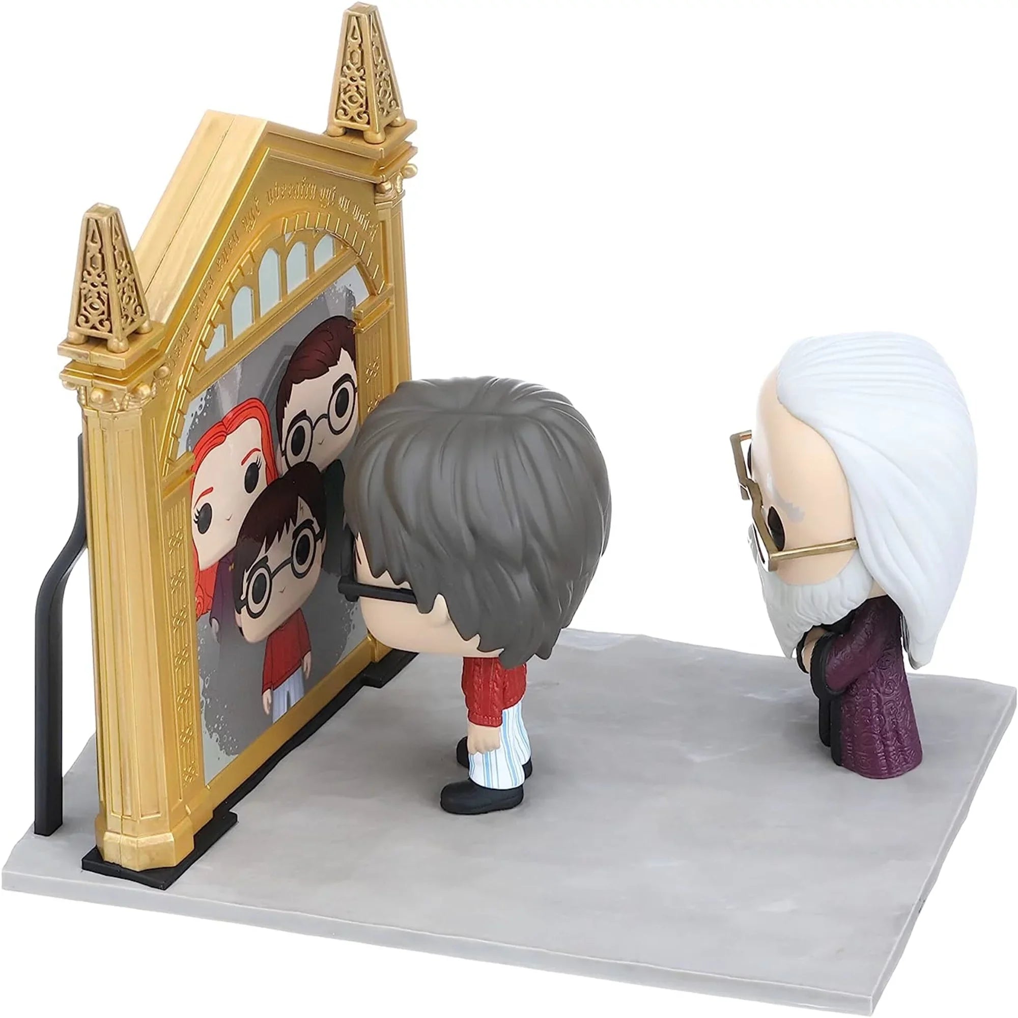 Funko: POP! Movie Moment Harry Potter and Albus Dumbledore with The Mirror Erised, Grow Your Wizarding World Collection Today, Vinyl Collectible, Exclusive Item!