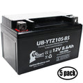 5-Pack UpStart Battery Replacement for 2010 Yamaha YZF-R1 1000CC Factory Activated, Maintenance Free, Motorcycle Battery - 12V, 8.6Ah, UB-YTZ10S-BS