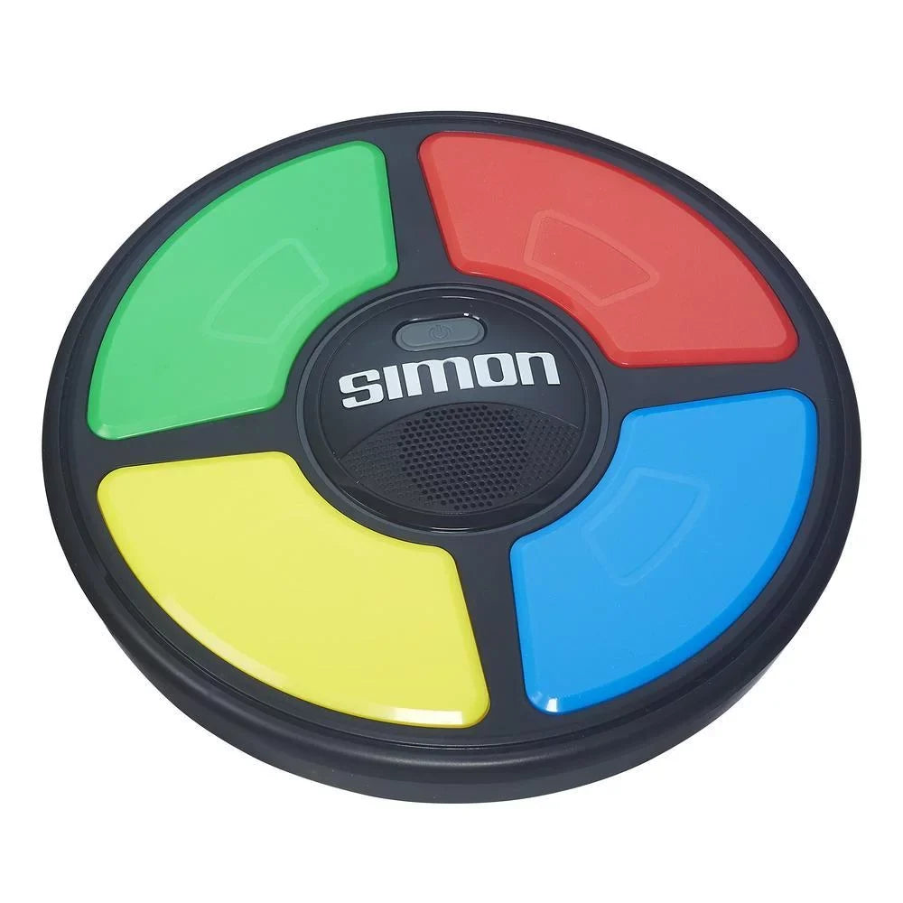 Basic Fun Simon Electronic Game with Digital Display and Built-In Counter, 9-Inch Diameter