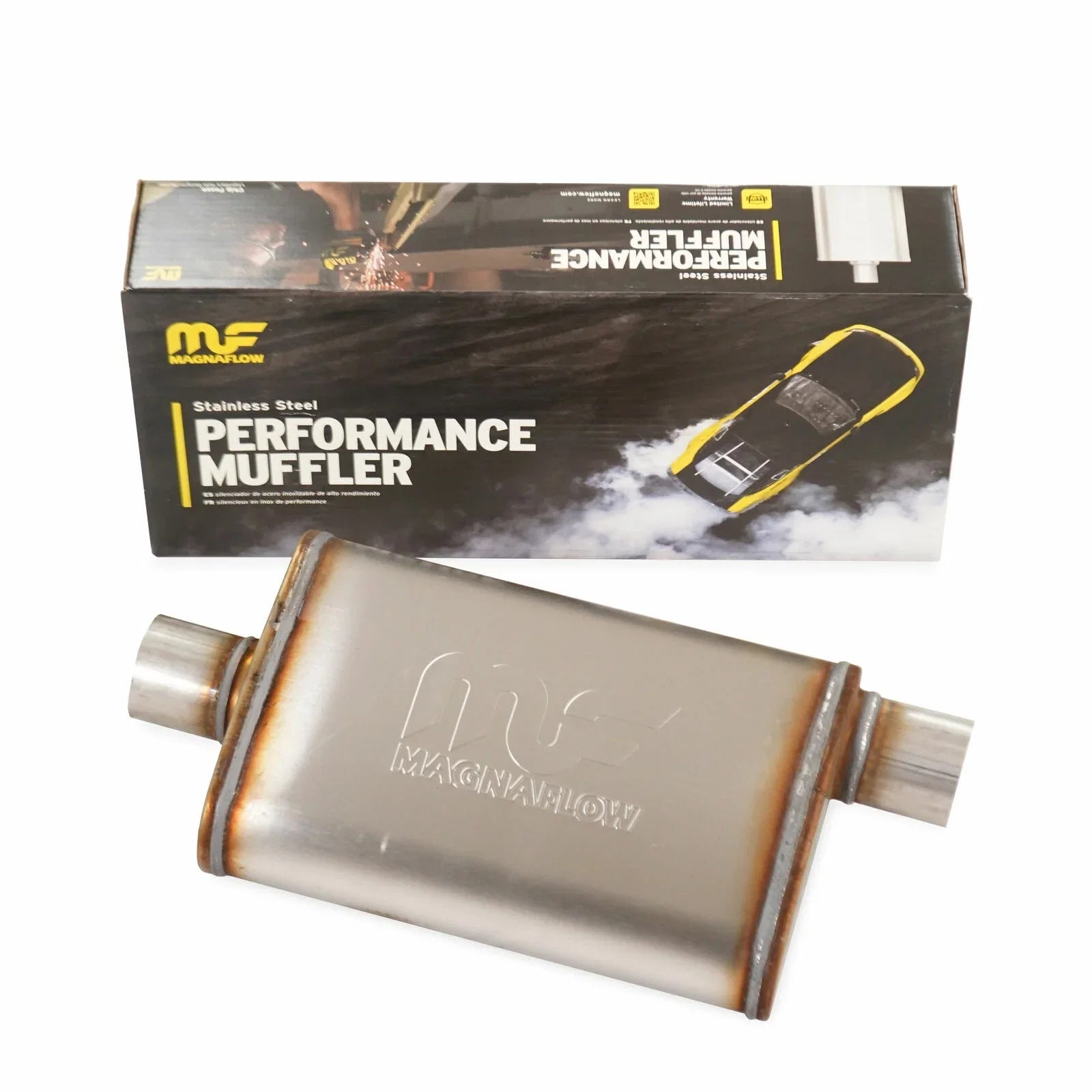 62-74 Mopar B Body Car 2.5" Dual Exhaust Kit Magnaflow Stainless Rear Exit BW