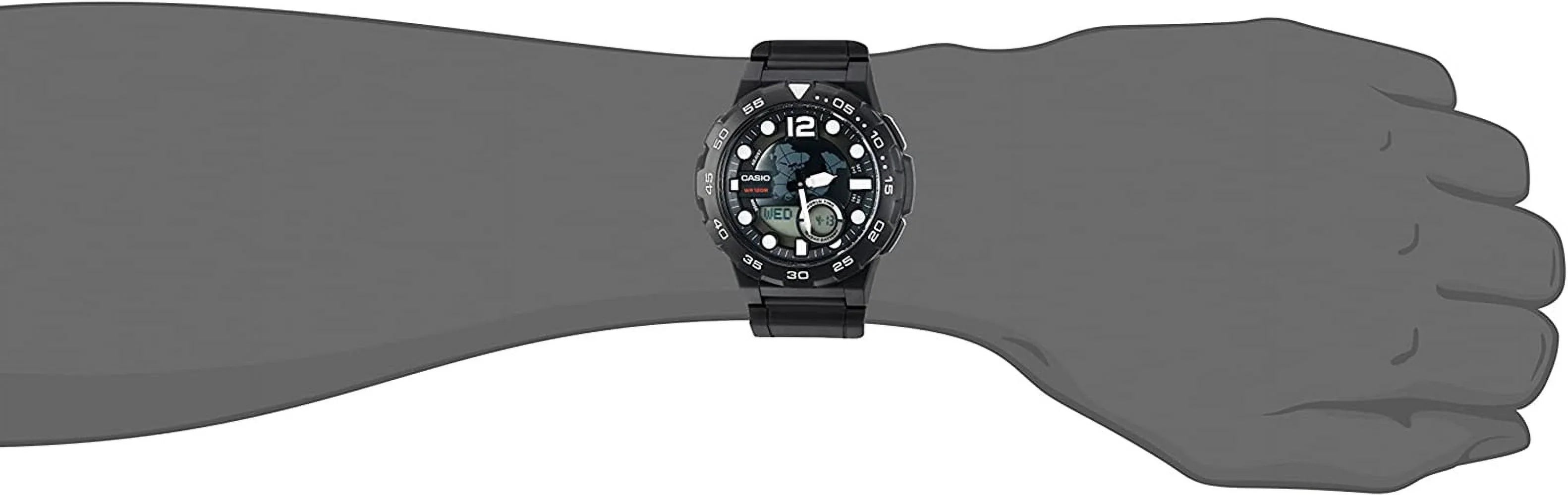 Men's Ana-Digi Dive Style Watch, Black, AEQ100W-1AVCF
