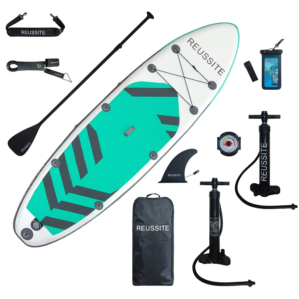 REUSSITE 11ftx33inx6in Inflatable SUP Inflatable Stand Up Paddle Board