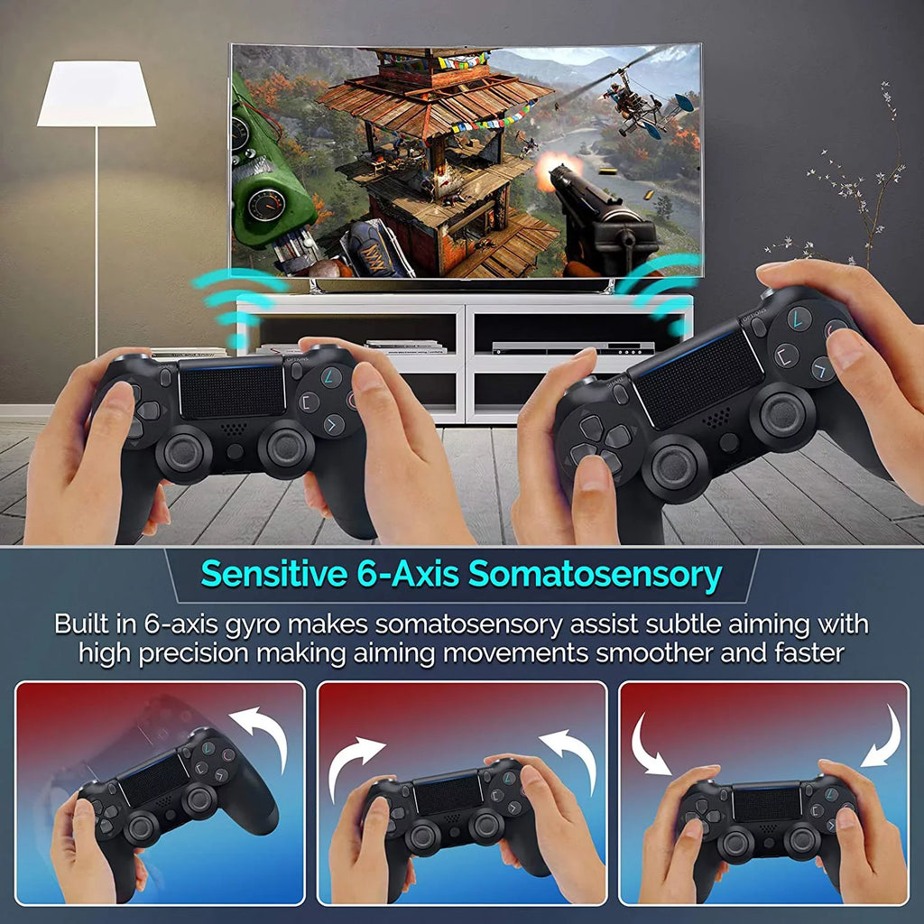 PRO Wireless GamePad Compatible with Galaxy S21 Controller Plus 1,000 Battery/Built-In Speaker/Gyro/Remote BlueTooth Slim (Black)