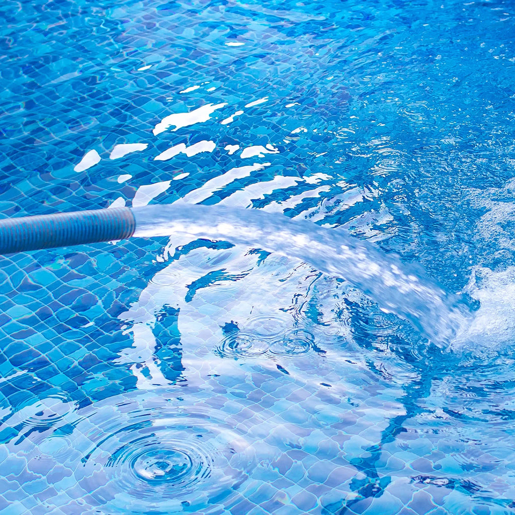 Lightweight Backwash Hose Lay Flat Reinforced Discharge PVC Hose 4" ID 49ft for Swimming Pool