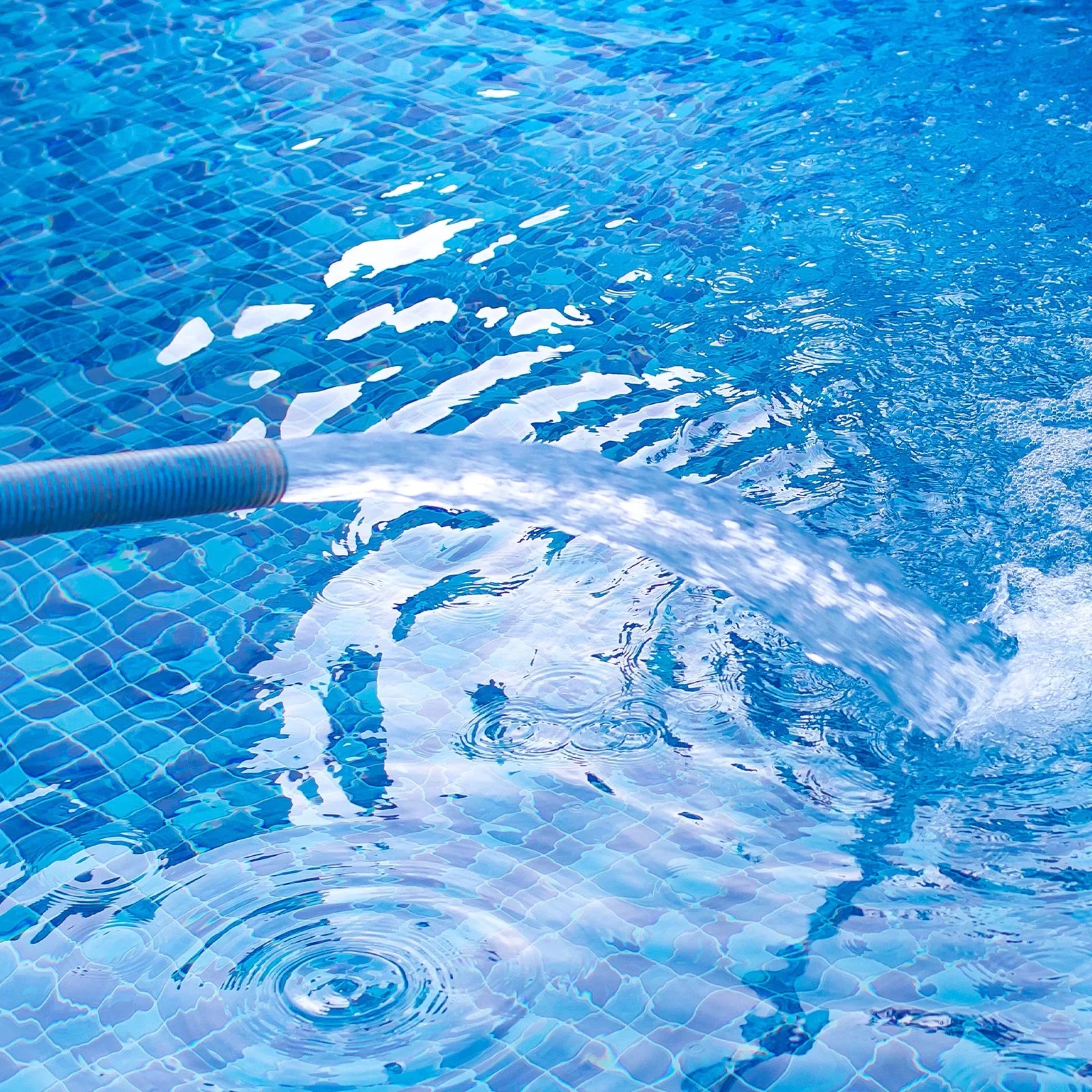 Lightweight Backwash Hose Lay Flat Reinforced Discharge PVC Hose 4" ID 49ft for Swimming Pool