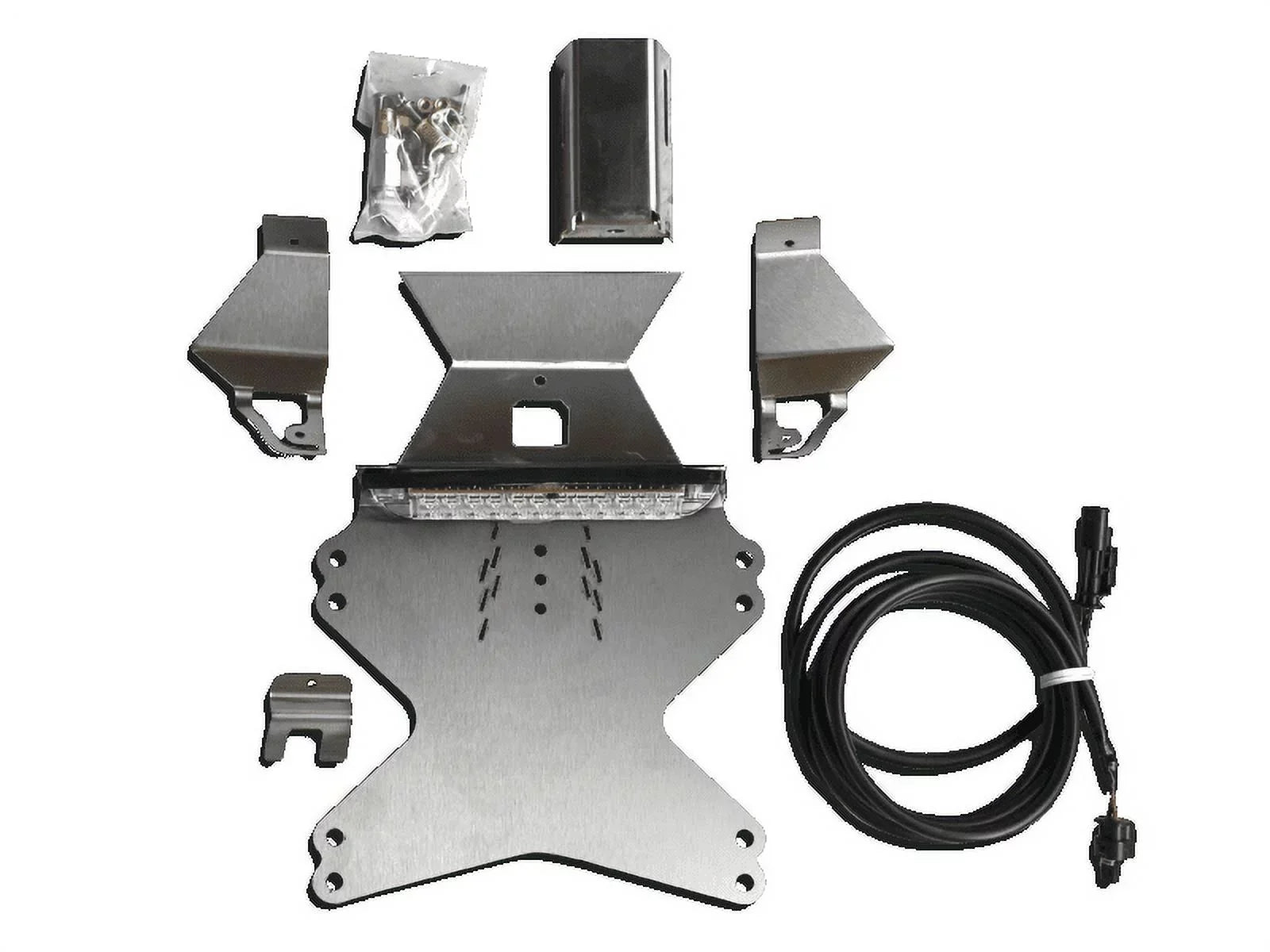 Poison Spyder 41-08-030 Back Up Camera Mount with LED License Plate Light