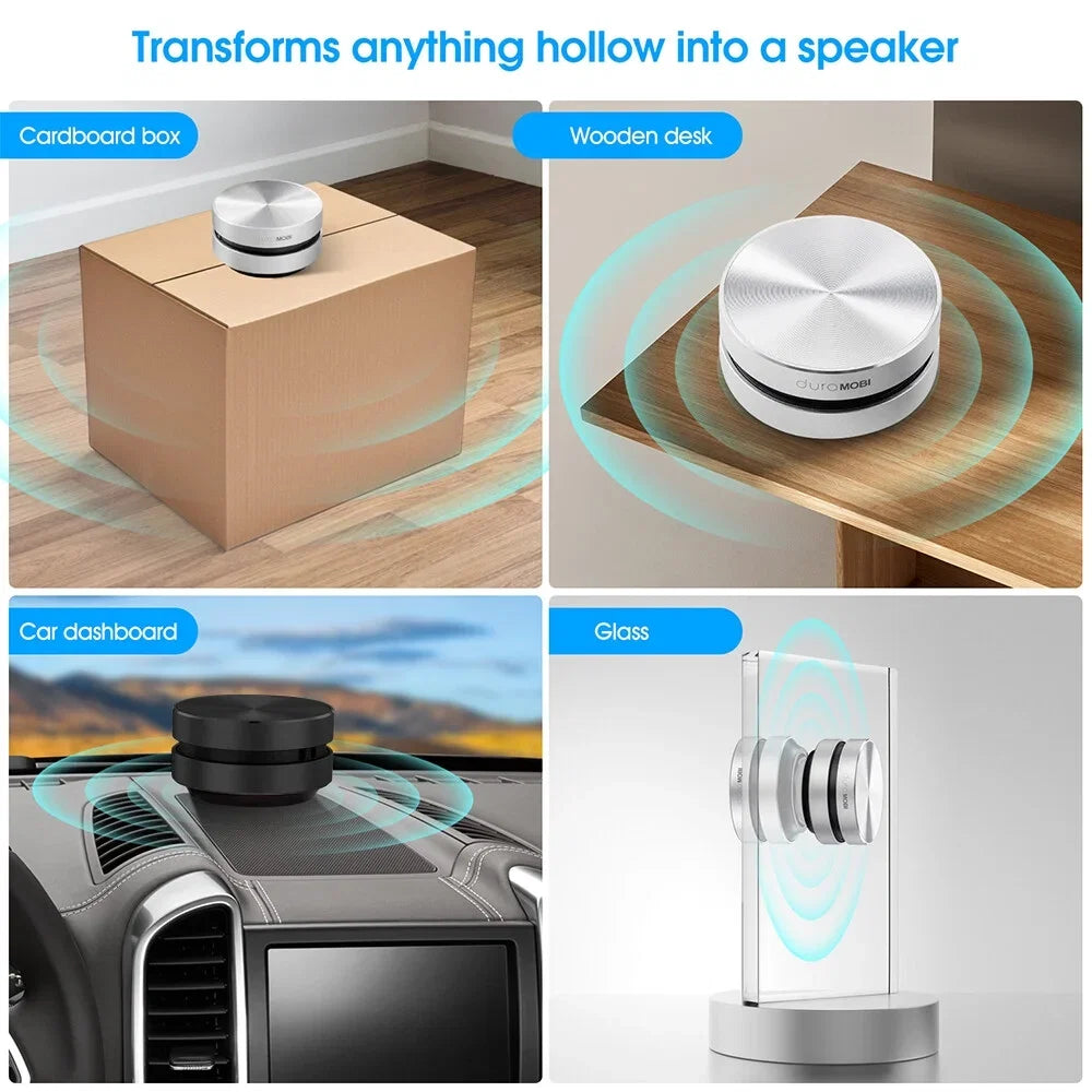 1 Pack Wirelessly BT Speaker Bone Conduction Speakers Mini Portable Loud Stereo Sound Built-in Mic Sound Box
