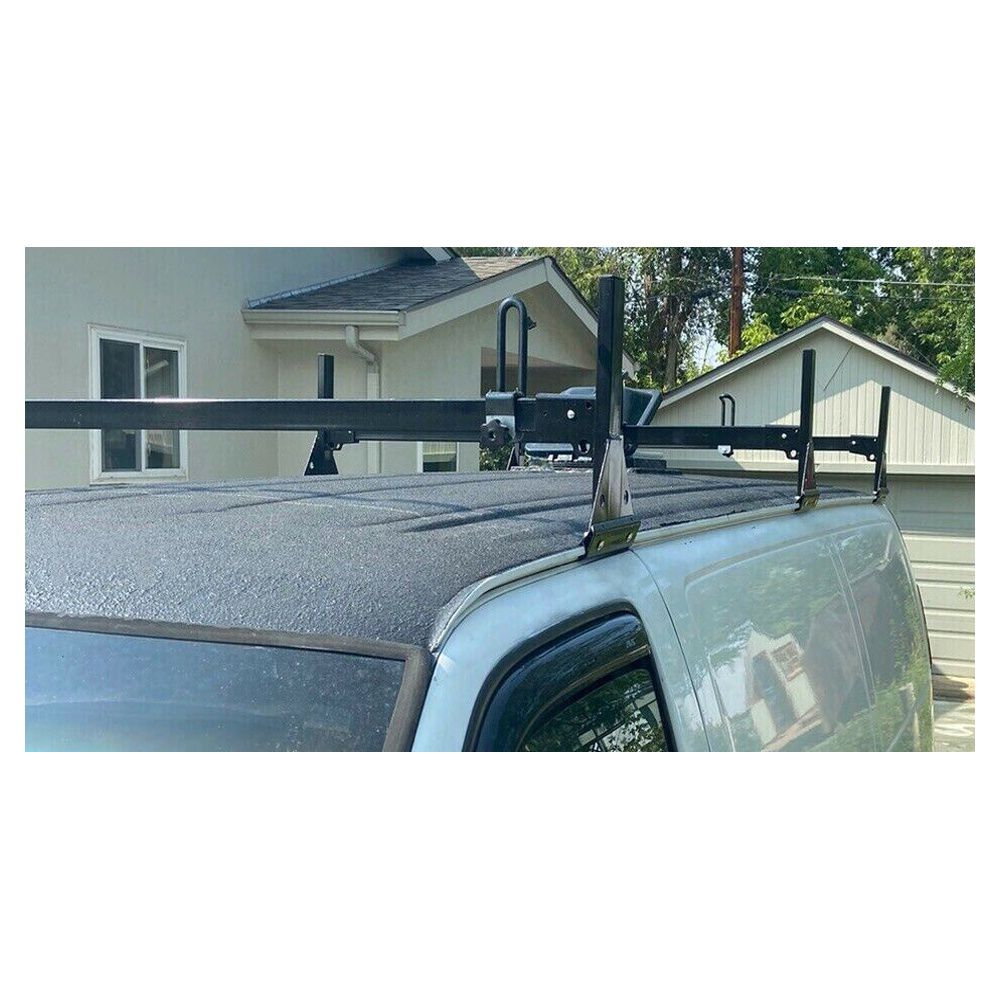 Teledu Ladder Roof Racks Steel Black Rack For Chevy Chevy Express Fullsize Van 3 bar