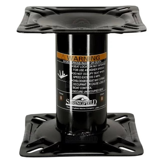 Springfield Marine 7 in. Economy Pedestal - Black