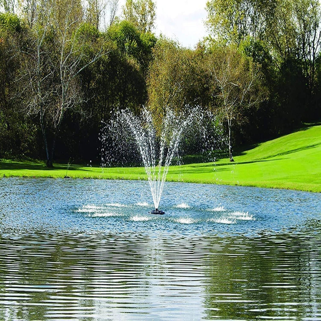 Kasco 1 J Series Decorative Fountain - 120V with 50 Ft Electric Power Cord | Pond and Lake Fountain | Efficient Pond Aerator Outdoor Fountain Black