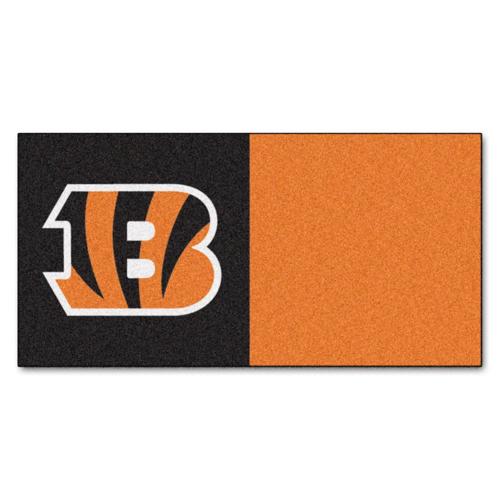 NFL - Cincinnati Bengals 18"x18" Carpet Tiles