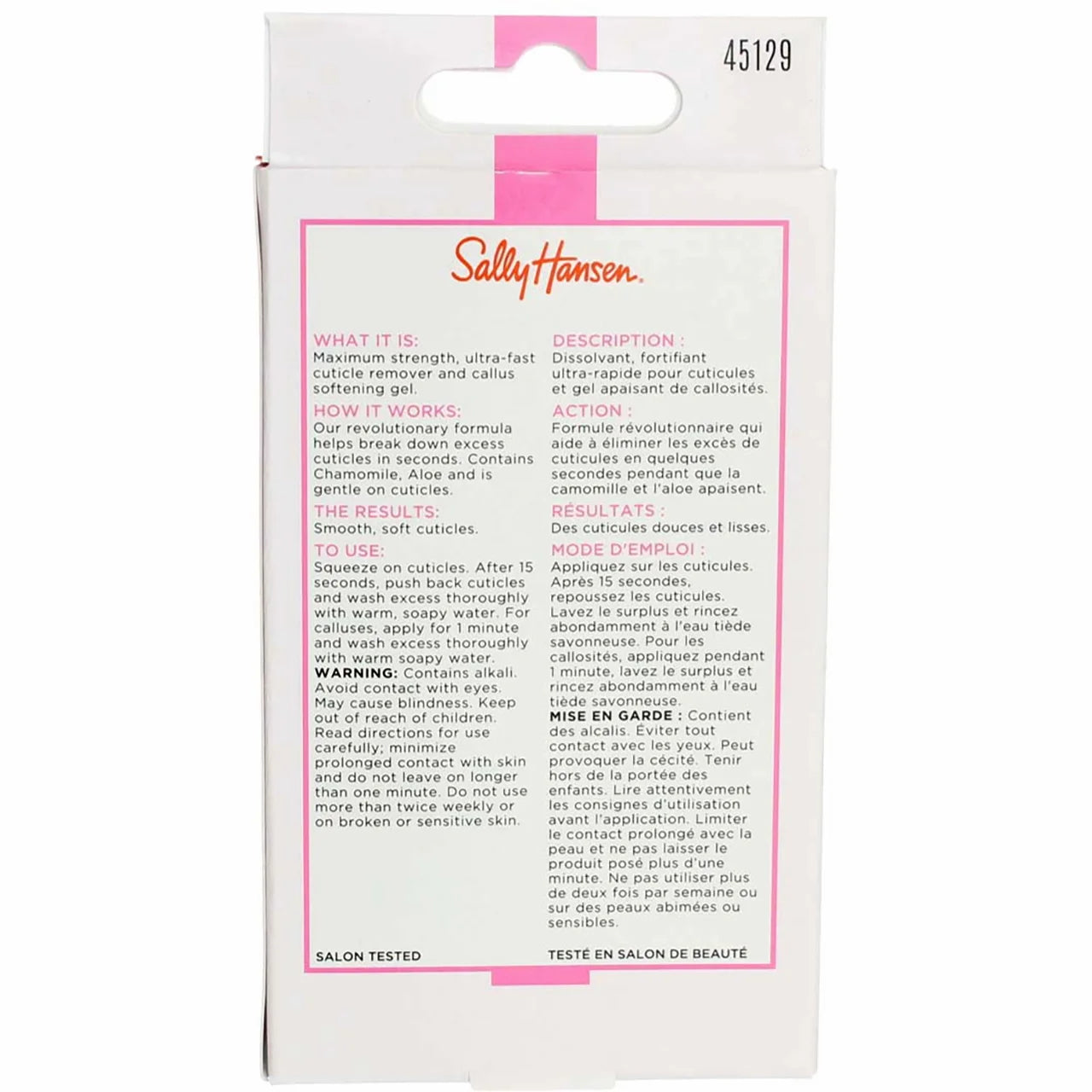 Sally Hansen Instant Cuticle Remover 1 oz (Pack of 3)