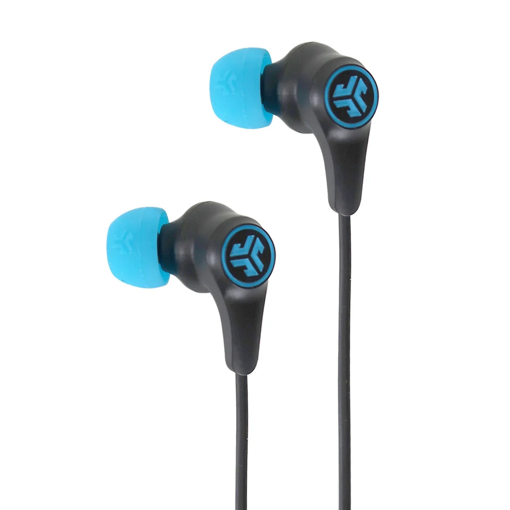 Nintendo Switch Lite (Blue) with JLab Play Gaming Wireless Bluetooth Earbuds - Black/Blue