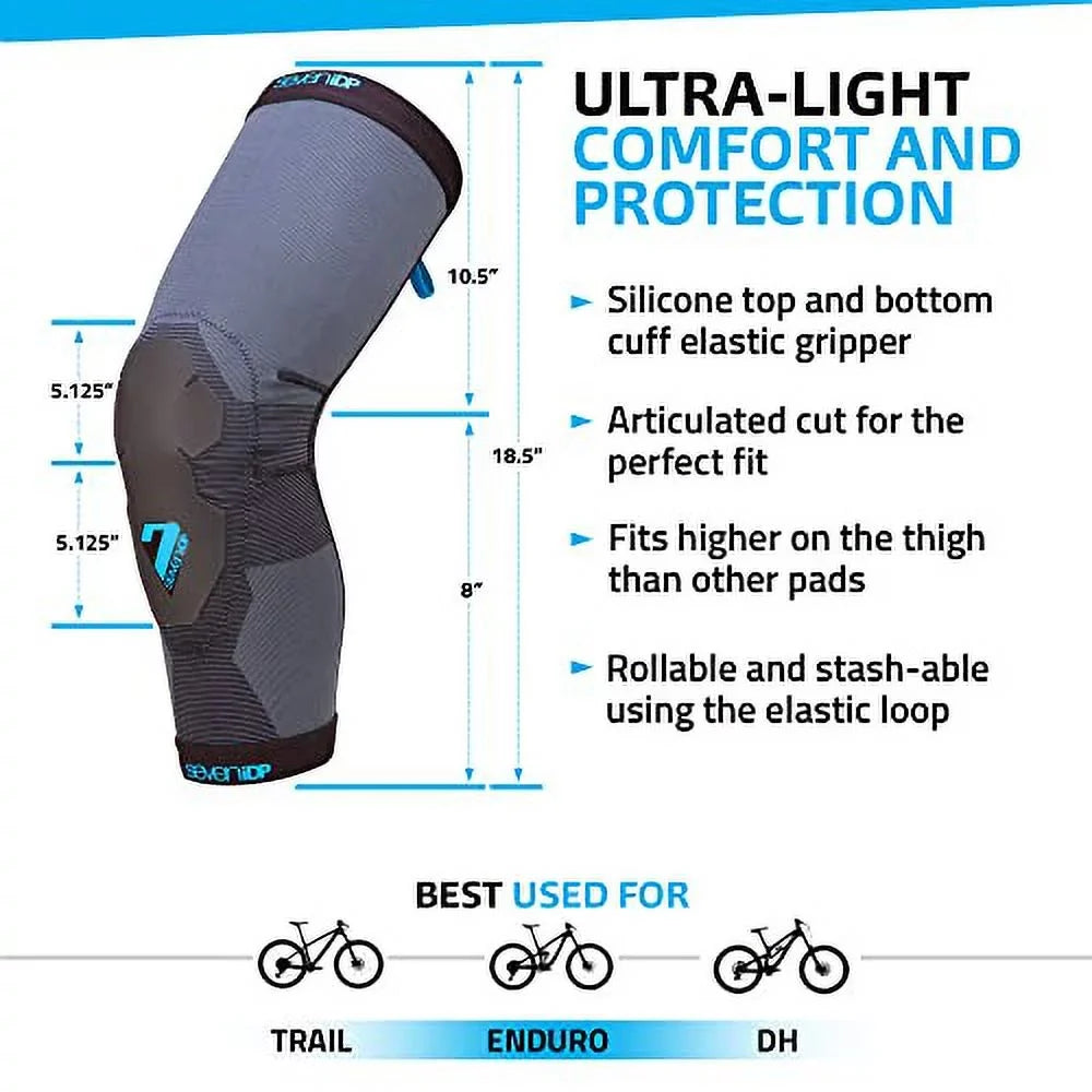 7iDP Project LITE Knee L,Grey,7012-05-540