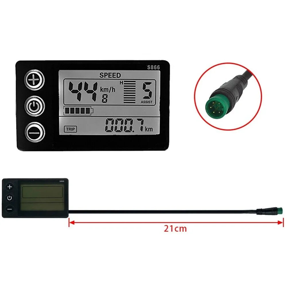 For E-bike Lcd Display 24V/36V/48V Display E-Bike Electric Bike LCD MTB Parts