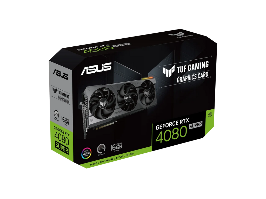 TUF Gaming GeForce RTX 4080 SUPER 16GB GDDR6X Graphic Card - 16GB GDDR6X 256-bit memory interface - 4th Generation Tensor Cores - 3rd Generation RT Cores - Overclock Mode - GPU Tweak III