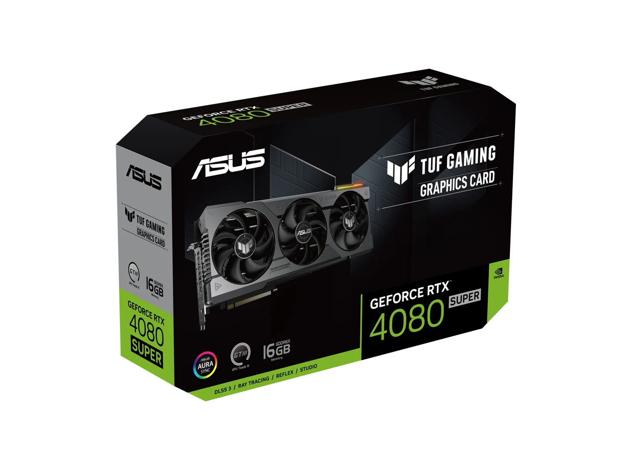TUF Gaming GeForce RTX 4080 SUPER 16GB GDDR6X Graphic Card - 16GB GDDR6X 256-bit memory interface - 4th Generation Tensor Cores - 3rd Generation RT Cores - Overclock Mode - GPU Tweak III