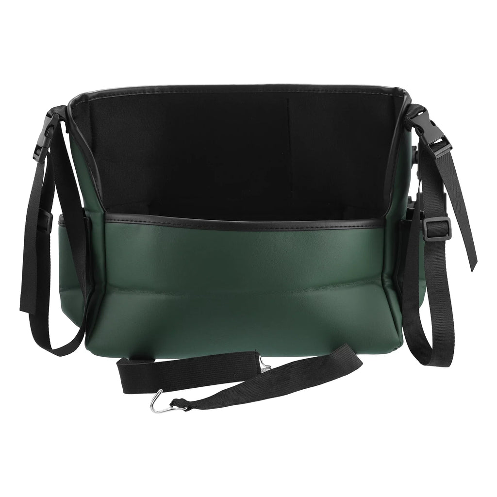 Unique Bargains Car Large Capacity Seat Organizer Backseat Multi Pockets Purse Storage for Car 36x26x18cm Army Green