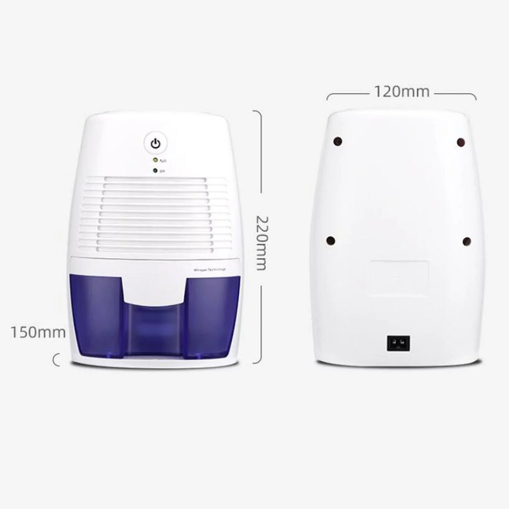 Portable Air Dehumidifier Air Dryer 500ml Quiet USB for Bathroom RV Kitchen
