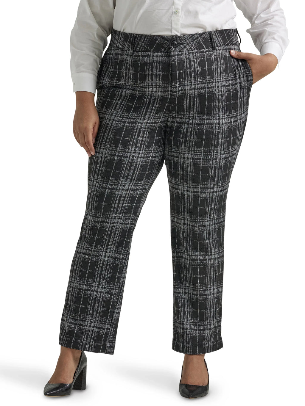 Lee® Women's Plus Regular Fit Straight Knit Pant