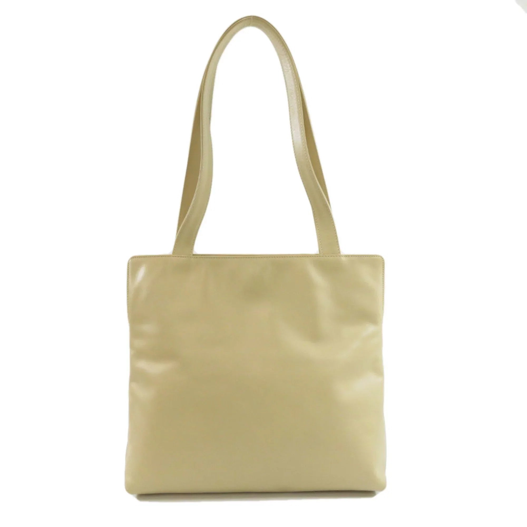 Pre-Owned Chanel coco mark tote bag lambskin ladies CHANEL (Good)