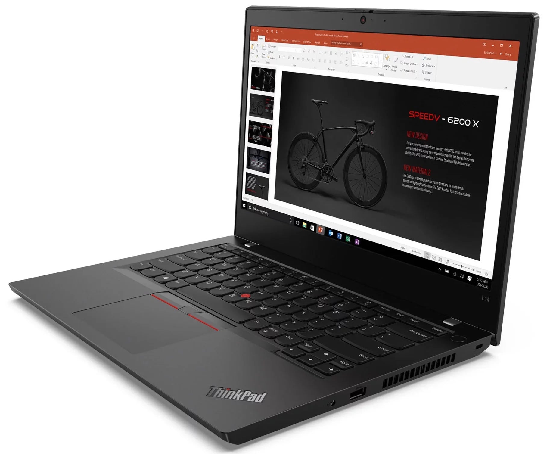 Restored ThinkPad L14 Gen 1 Home & Business Mobile pc ( Ryzen 5 PRO 4650U 6-Core, 14.0" 60Hz Full HD (1920x1080), Radeon, 32GB RAM, 256GB PCIe SSD, Wifi, USB 3.2, HDMI, Webcam, Win 11 Pro) (Refurbished)