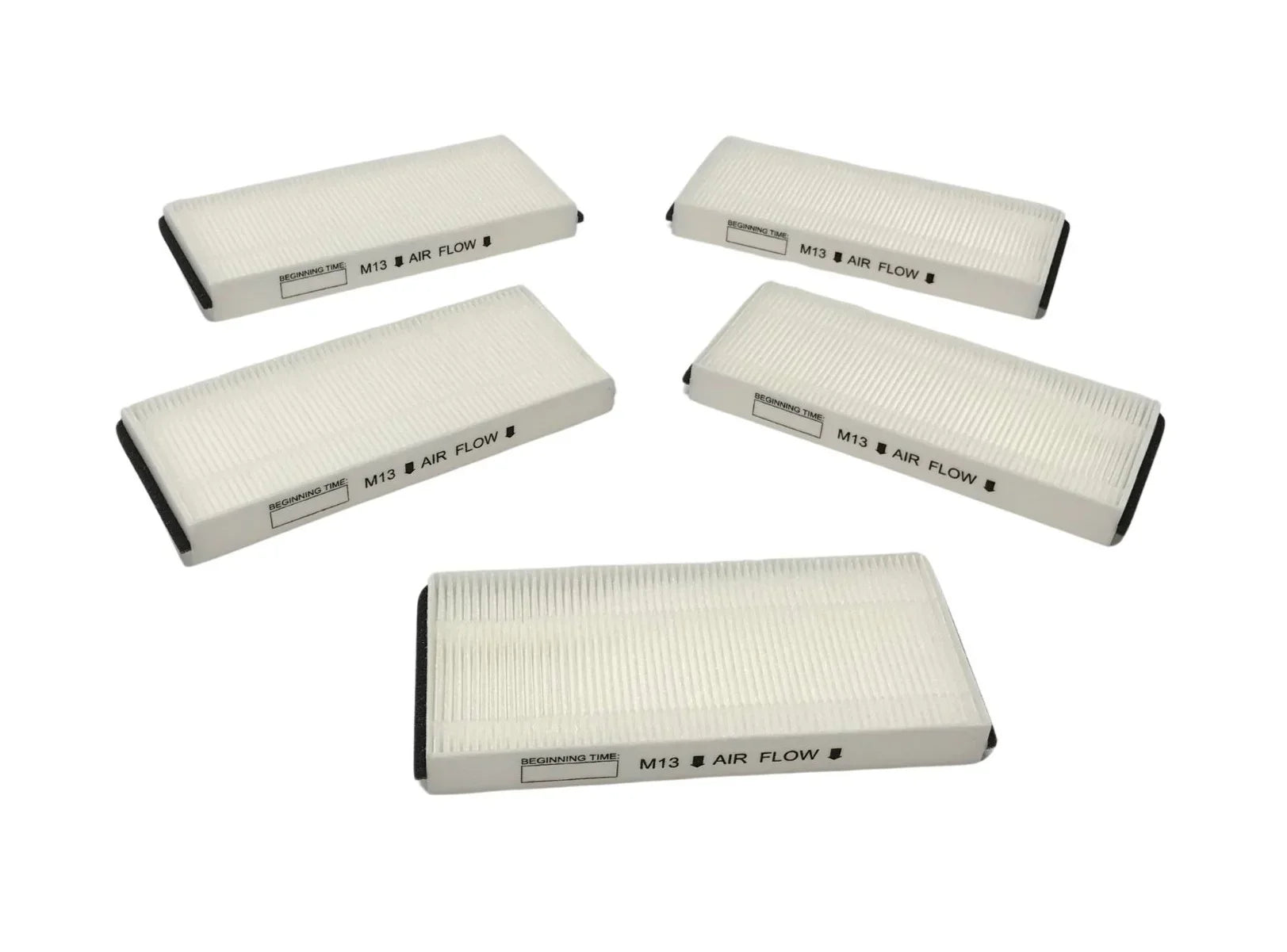 Ventilation Fan M13 Air Filter - 5 Pack - Compatible With Model Numbers FV10VEC1, FV10VE1, FV10VEC2
