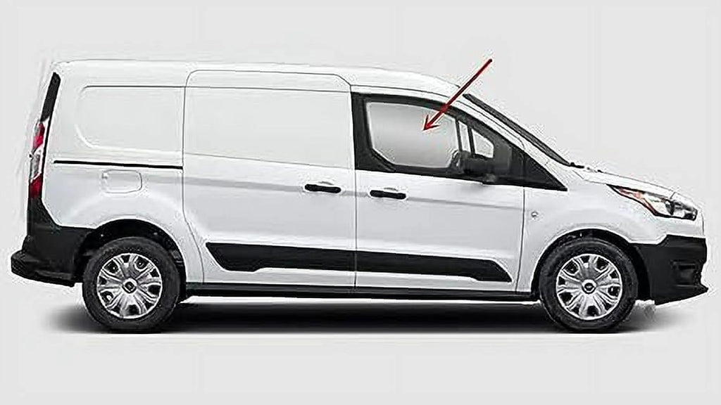 Passenger Right Side Front Door Window Door Glass Compatible with Ford Transit Connect 2014-2022 Models