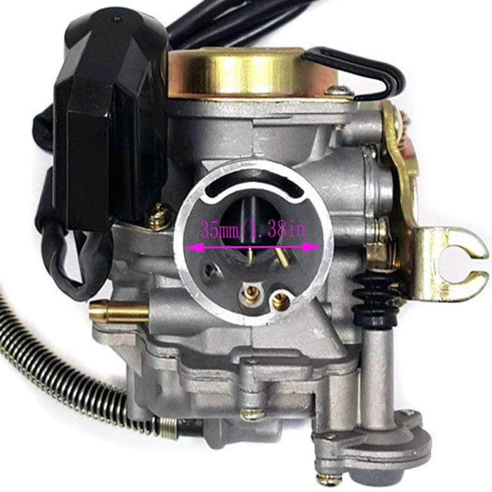 Carburetor Fit for GY6 50CC 49CC 4 Stroke Scooter Taotao Engine 18mm Carb Intake Manifold Air Filter