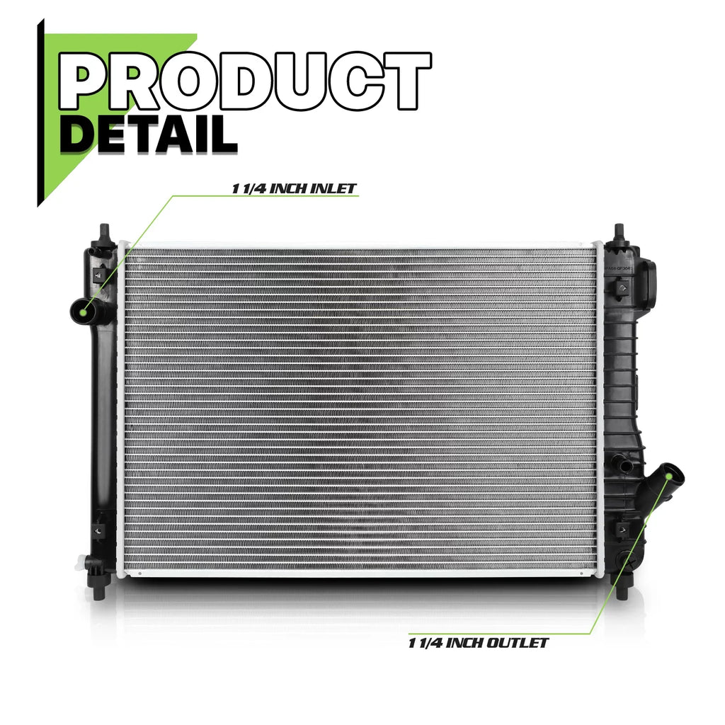 Magshion 13097 Aluminum Radiator OE Replacement fit 2009-2011 Chevrolet Aveo&Aveo5/2009-2010 Pontiac G3/2009 Suzuki Swift+