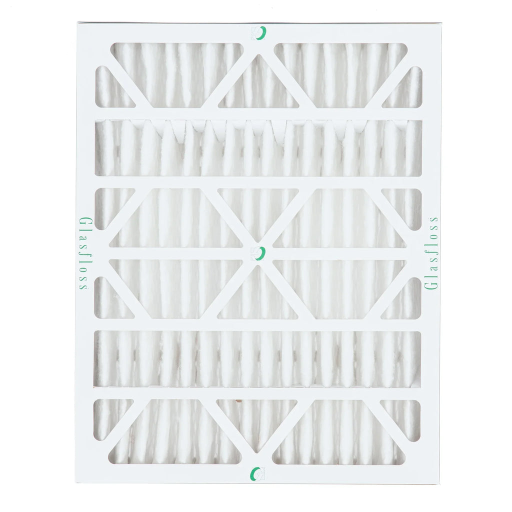 16x20x4 MERV 10 Pleated HVAC Air Filters by Glasfloss. ( Quantity 5 ) Exact Size: 15-1/2 x 19-1/2 x 3-3/4