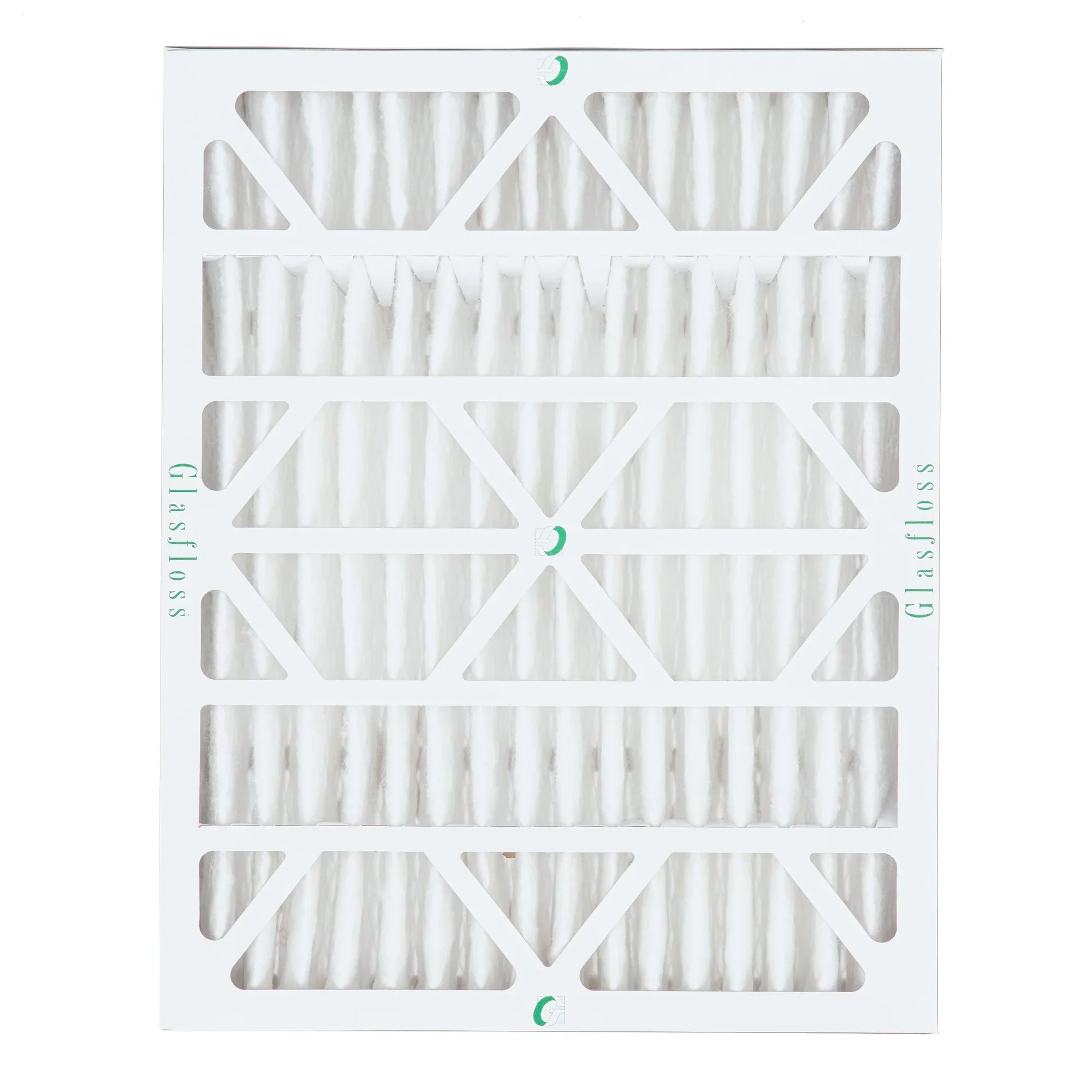 16x20x4 MERV 10 Pleated HVAC Air Filters by Glasfloss. ( Quantity 5 ) Exact Size: 15-1/2 x 19-1/2 x 3-3/4