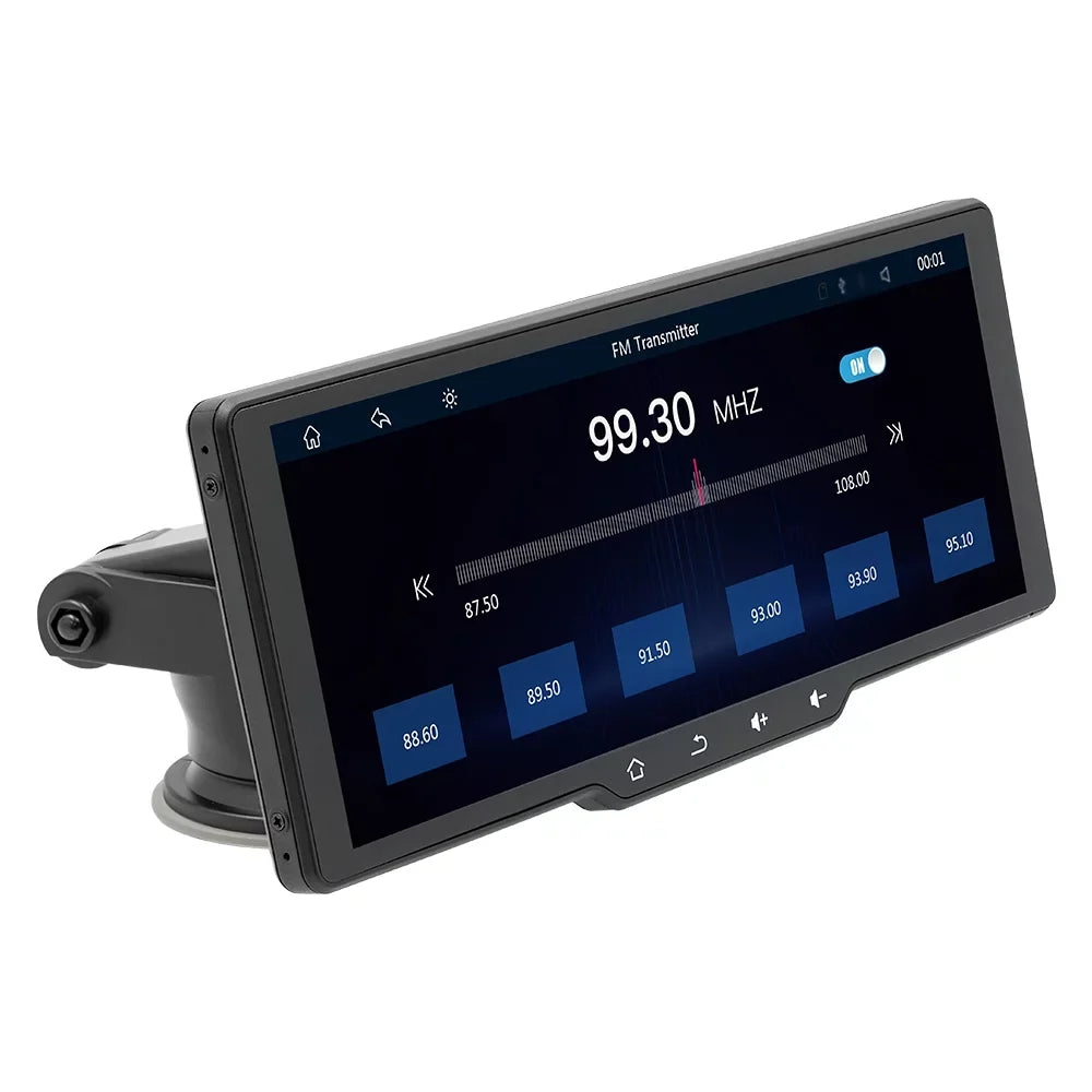 OWSOO Portable Wireless CarPlay Multi-language Car Video Recorder Car Camera Auto Camcorder 10.26in Car Rearview Camera Mobilephone APP Control Car MultiMedia Player