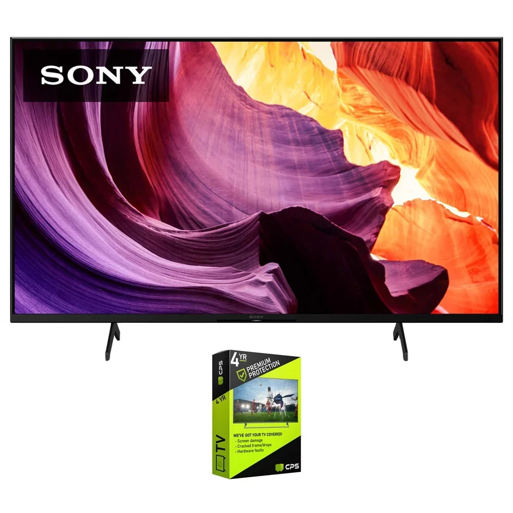 KD-65X80K 65" X80K 4K Ultra HD LED Smart TV (2022) 4 Yr Premium Extended Service Protection Plan