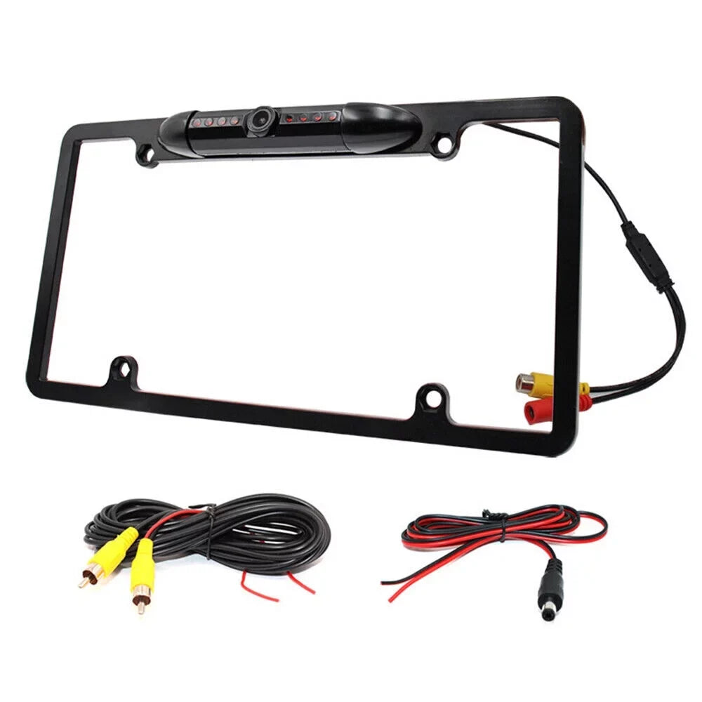 License Plate Frame Car Rear View Camera - Night Vision Backup