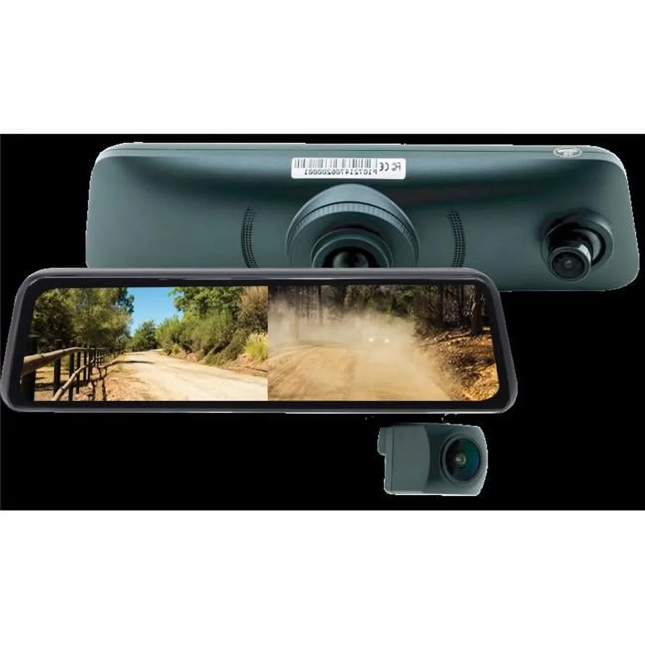 EchoMaster MRCHDDVR2 9.3" Display 1080p HD DVR Rear-View Mirror Monitor