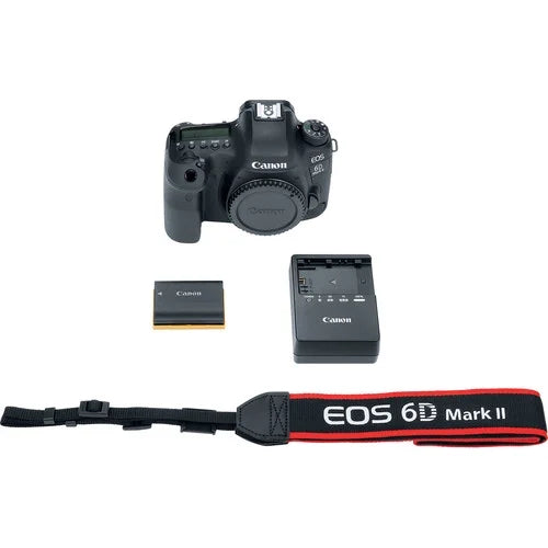 EOS 6D Mark II DSLR Camera (1897C002) + EF 50mm Lens + More