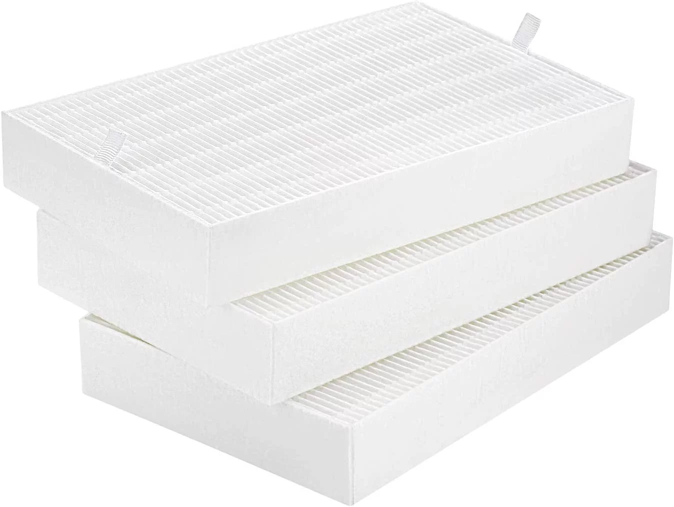 Air Purifier HEPA 13 Filter R, HRF-R3 Compatible with Honeywell Air Purifier HPA300 3 Pack with 4 Pack Precut Activated Carbon Pre-Filters Replacement HRF-AP1,Home Air Purifier Parts & Accessories