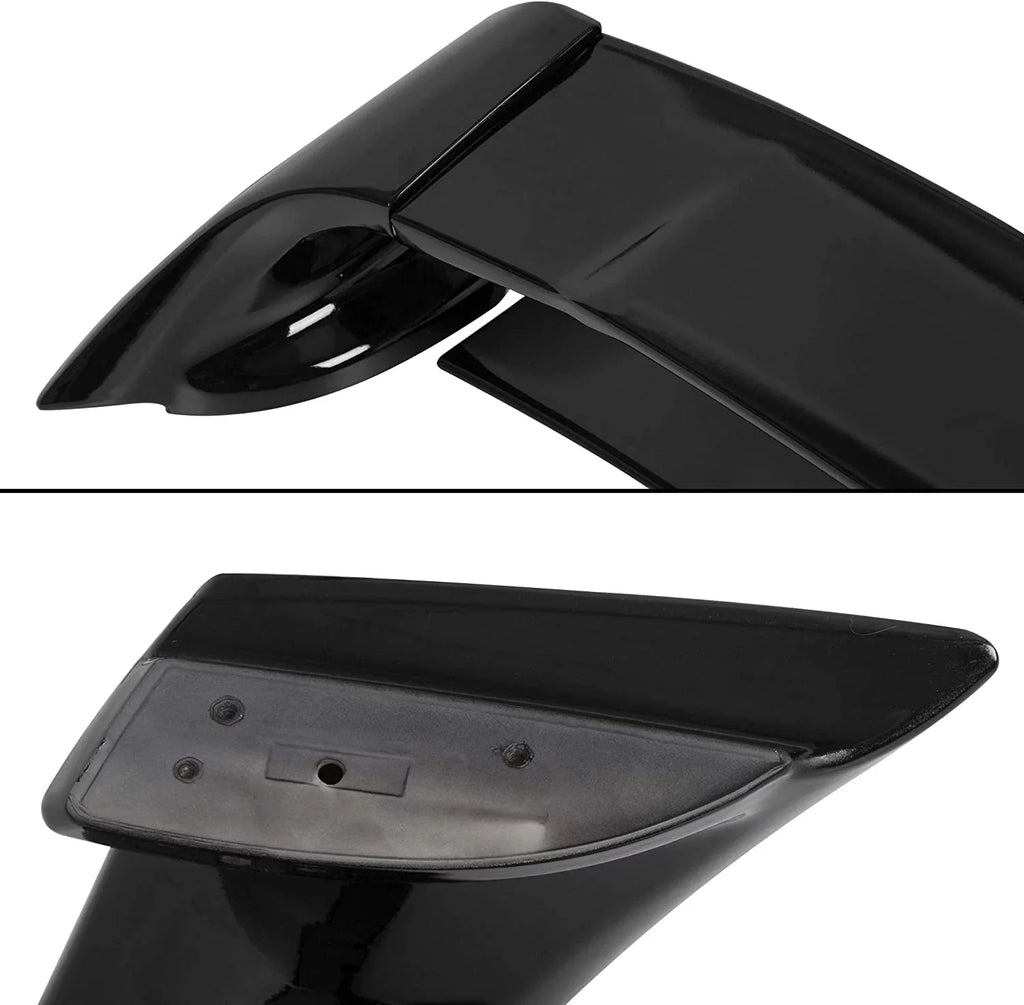 Rear Trunk Spoiler Wing Compatible with 2006-2011 Honda Civic 4 Door Sedan ABS Trunk Spoiler Wing Painted Gloss Black
