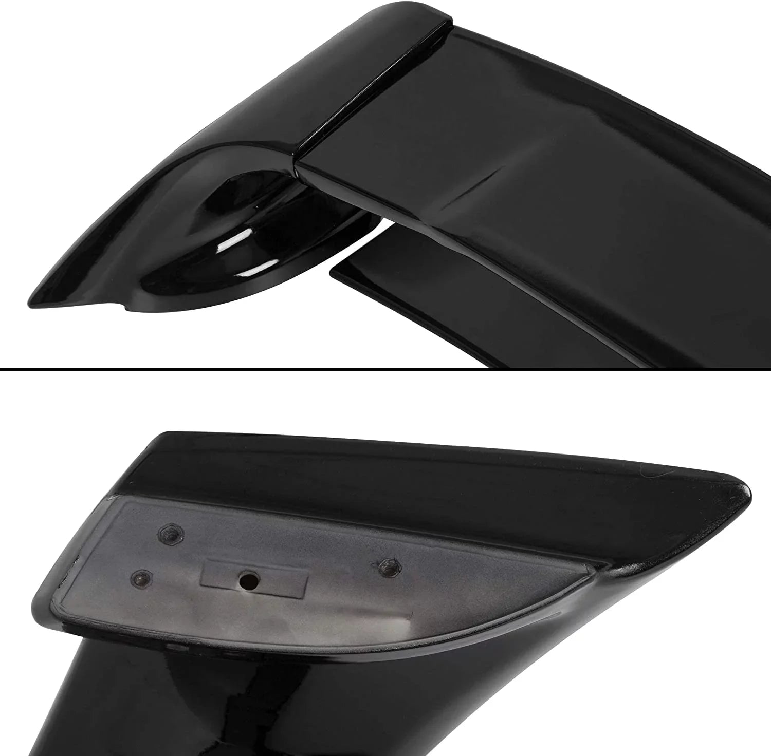 Rear Trunk Spoiler Wing Compatible with 2006-2011 Honda Civic 4 Door Sedan ABS Trunk Spoiler Wing Painted Gloss Black